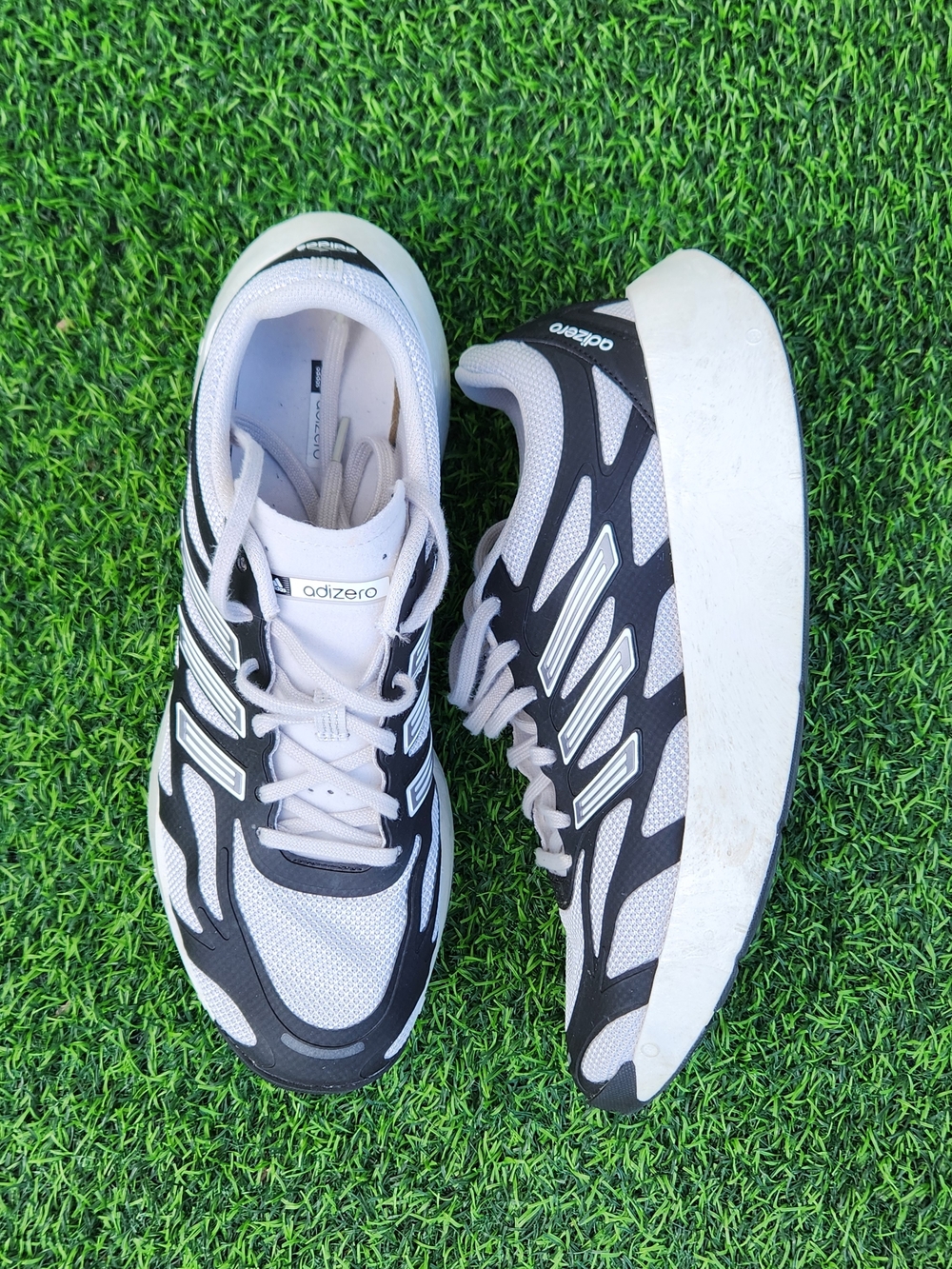 JI3555 adidas Originals Adizero Aruku Core Black Cloud White Grey One (Men's) 11